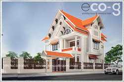Thiết kế biệt thự mái thái 2 tầng